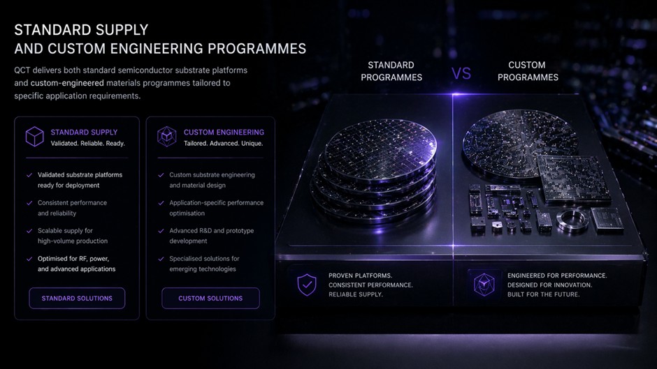 Standard and custom semiconductor programme types